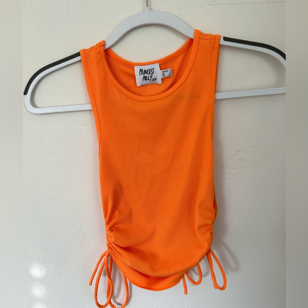 Princess Polly orange tank top